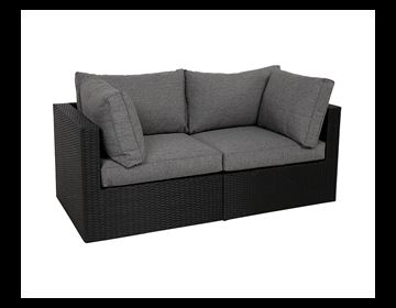 Sala 2 Personers Modul sofa m/vandafv. hynder